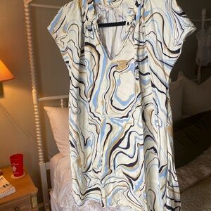 Chinti & Parker Multicolor Abstract Dress